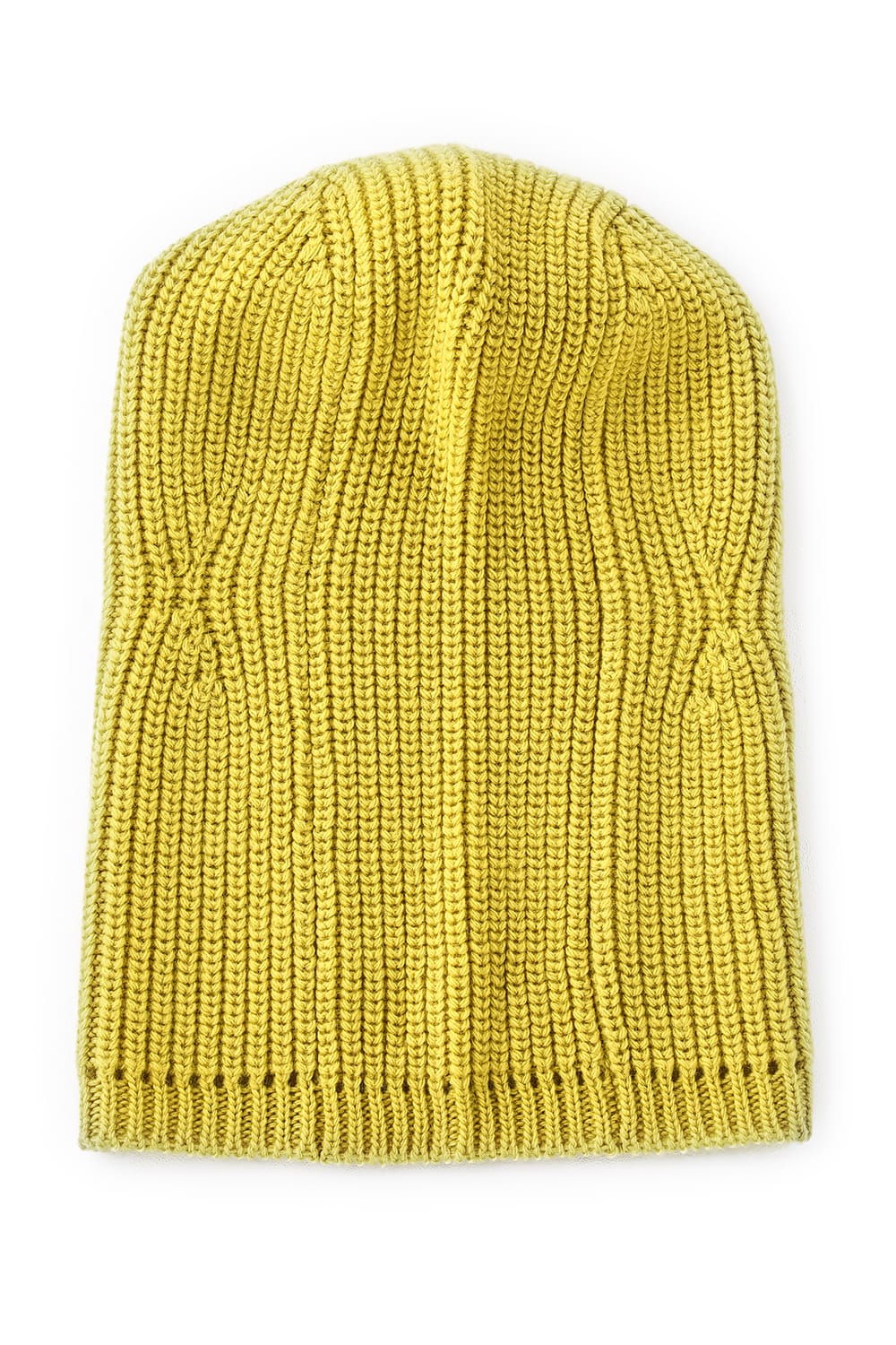 aran pattern balaclava Yellow