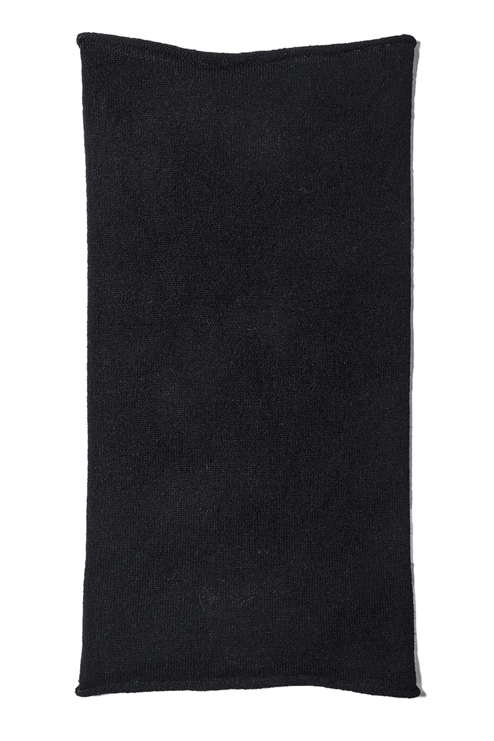 cashmere silk neck warmer Black