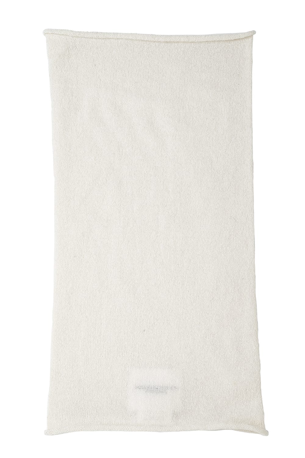 cashmere silk neck warmer White