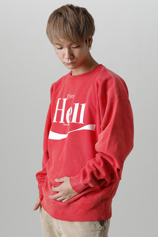 Enjoy Hell Raglan sleeve Sweat shirt