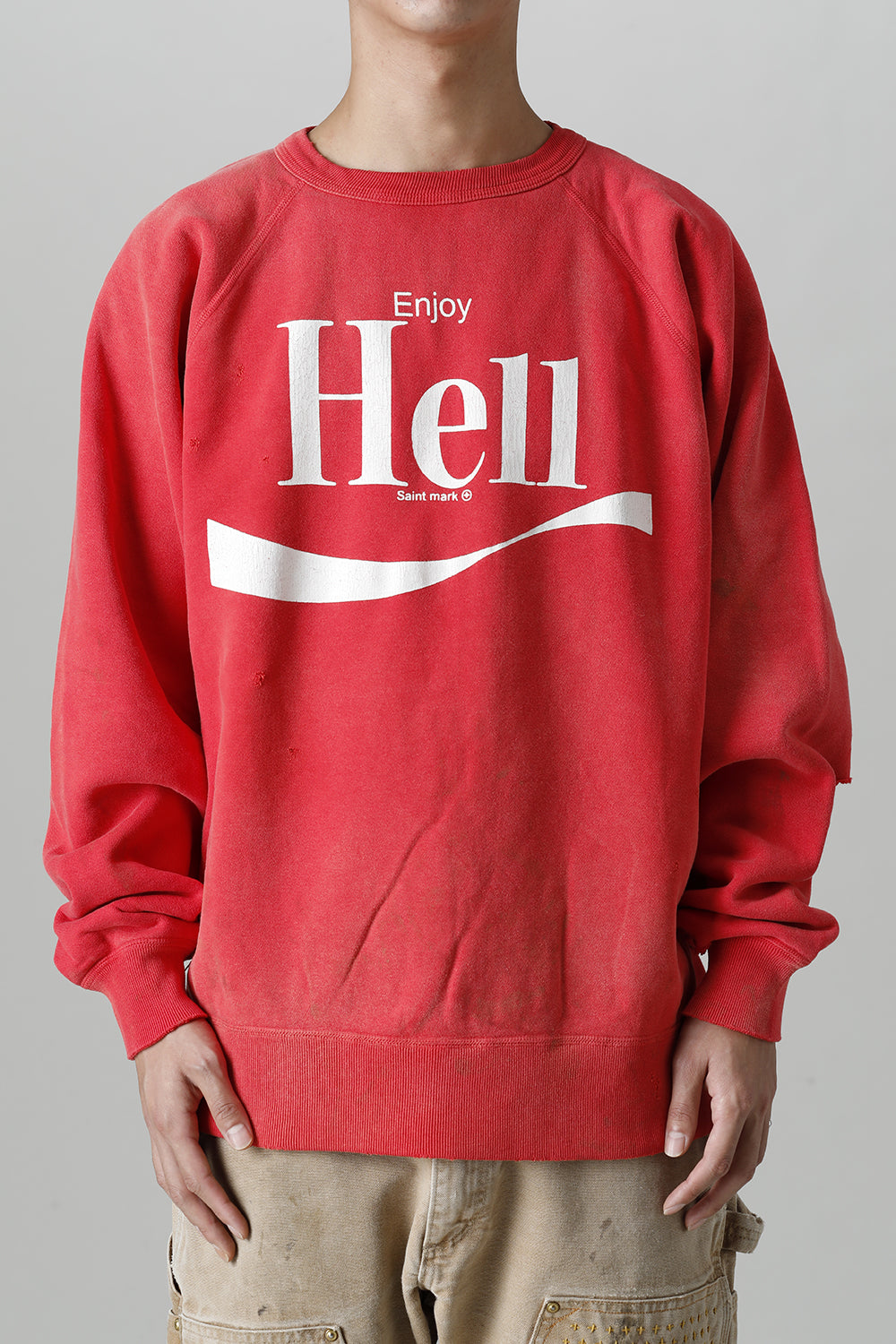 Enjoy Hell Raglan sleeve Sweat shirt