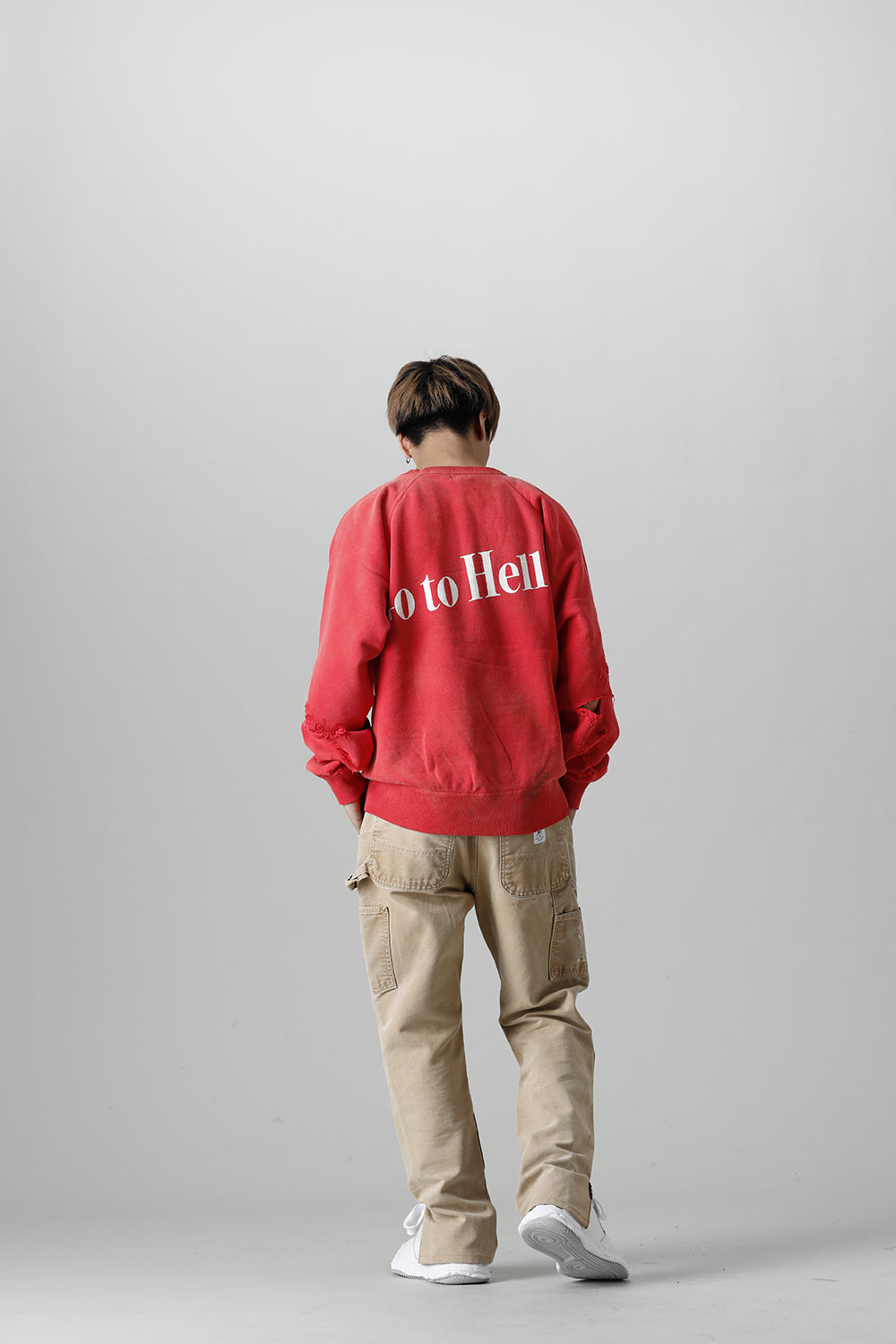 Enjoy Hell Raglan sleeve Sweat shirt