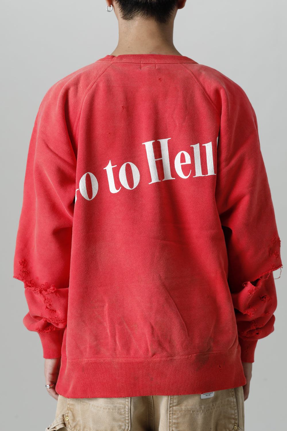 Enjoy Hell Raglan sleeve Sweat shirt