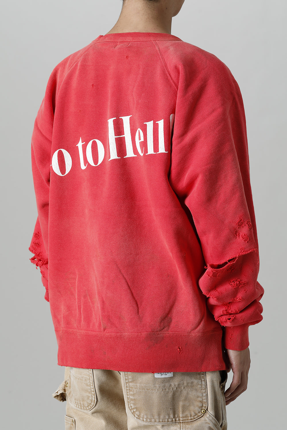 Enjoy Hell Raglan sleeve Sweat shirt