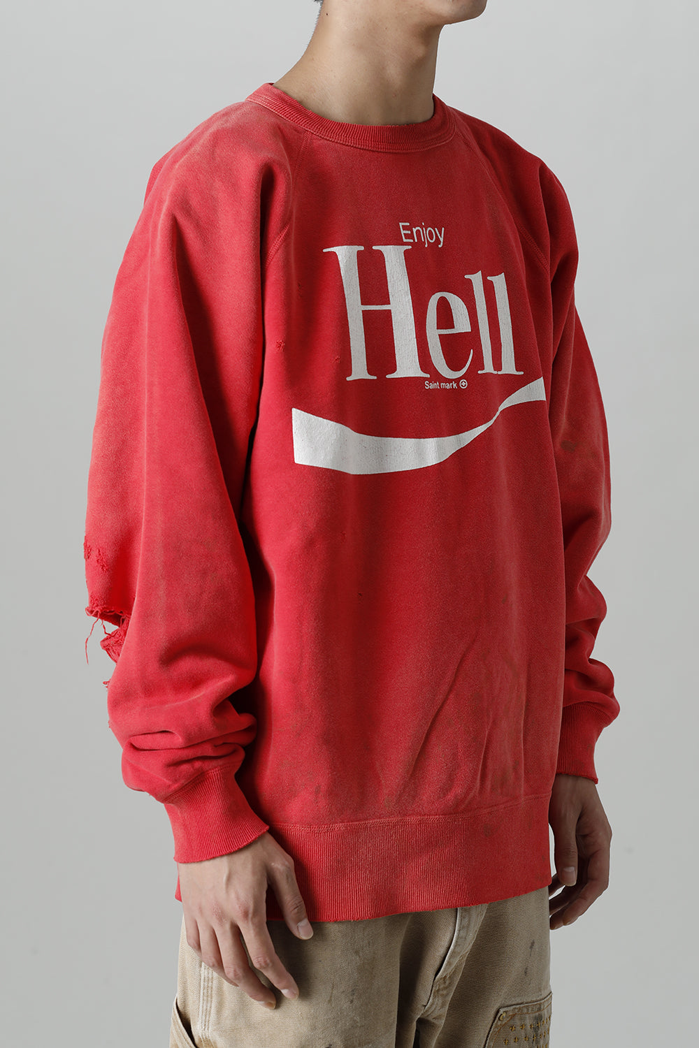 Enjoy Hell Raglan sleeve Sweat shirt