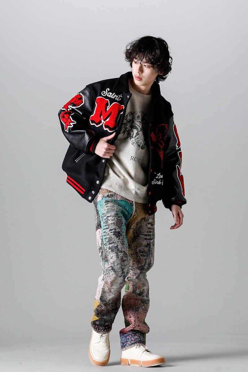 DEVIL Varsity Jacket Black