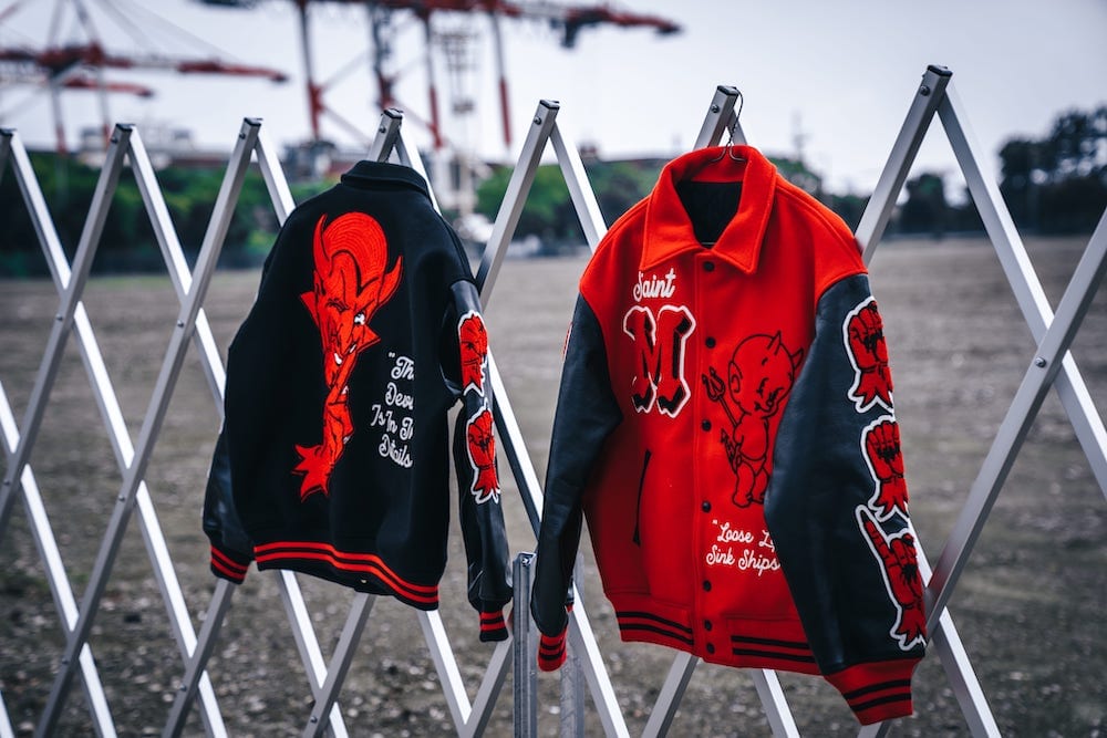 DEVIL Varsity Jacket Black