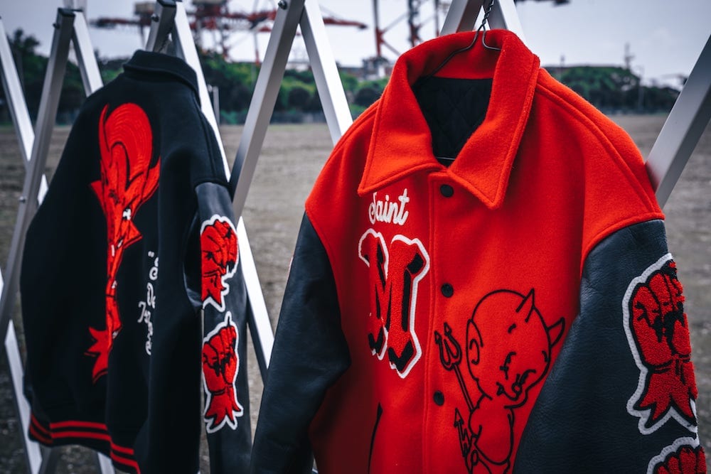 DEVIL Varsity Jacket Black