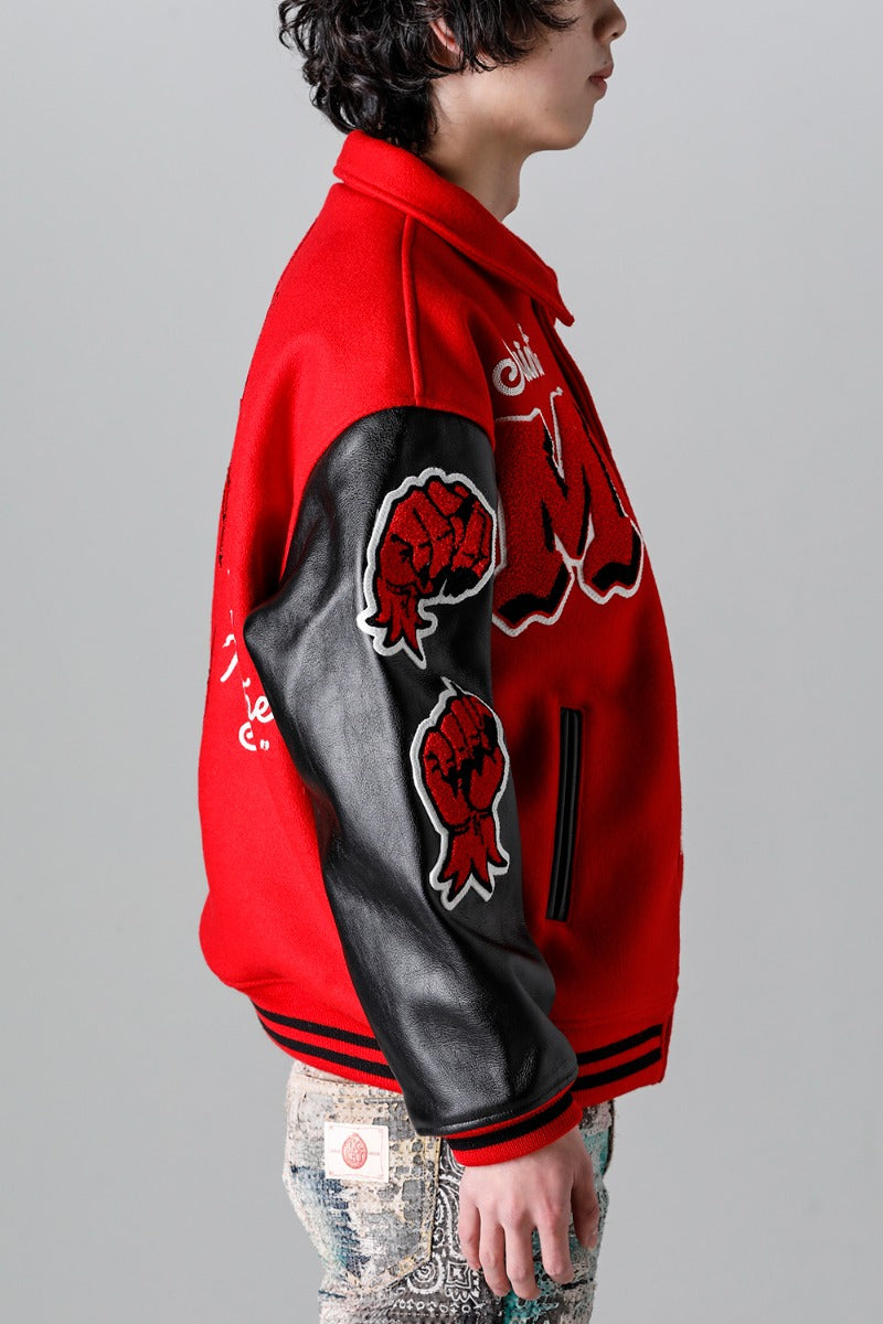 DEVIL Varsity Jacket Red