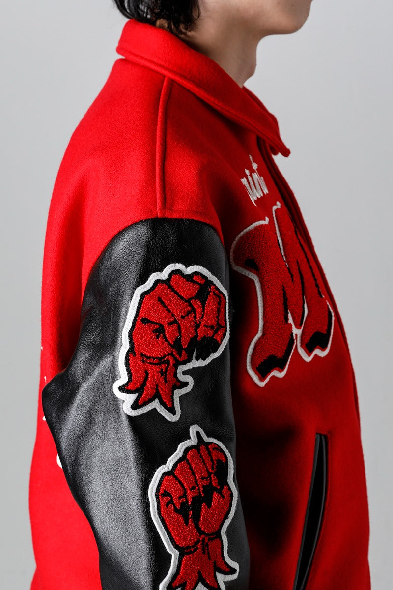 DEVIL Varsity Jacket Red