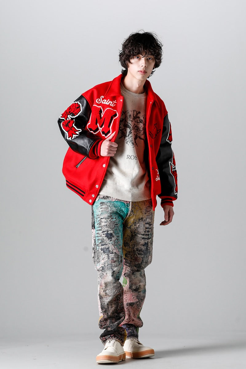 DEVIL Varsity Jacket Red