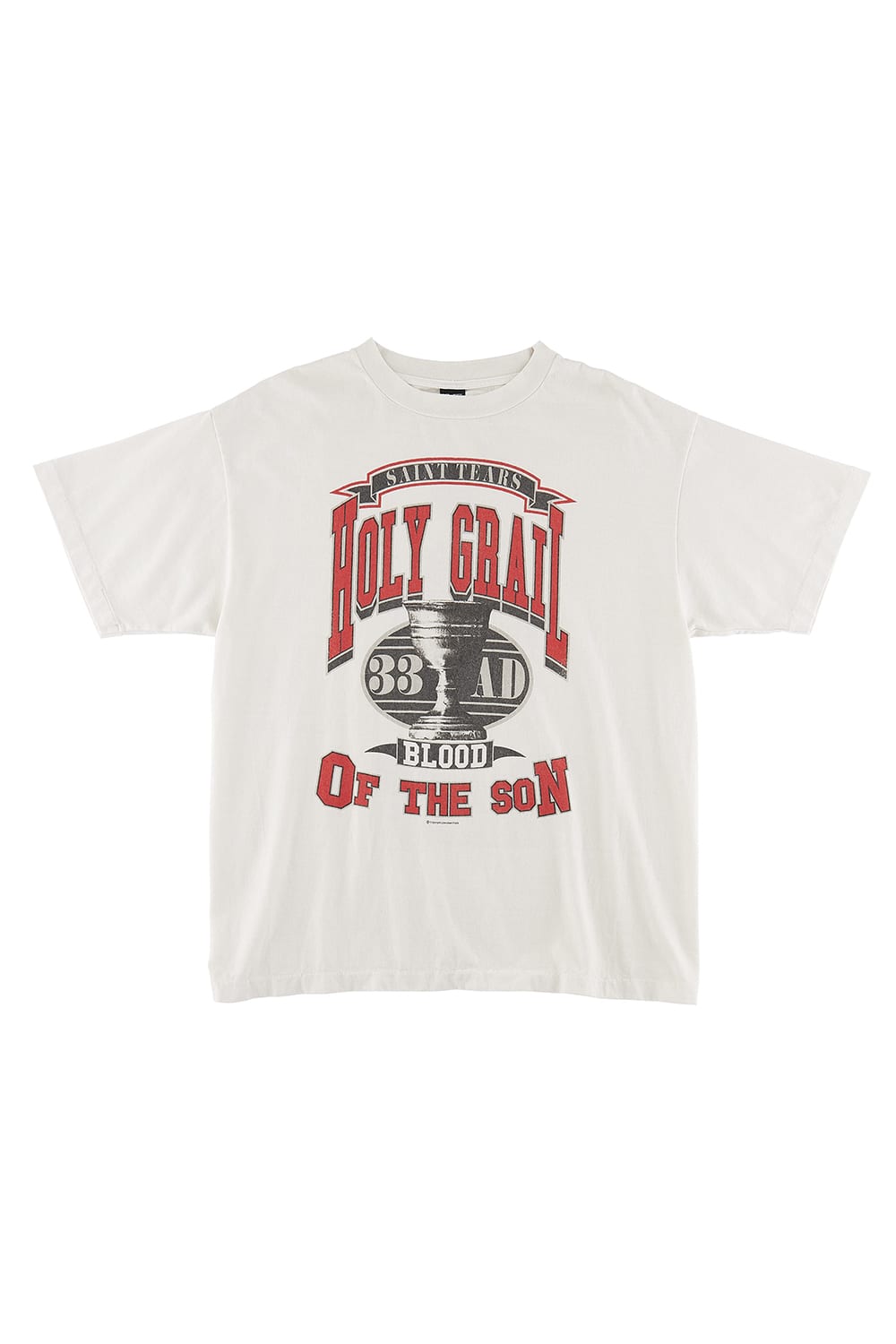 DENIM TEARS × ©SAINT M×××××× "SAINT TEARS" HOLY GRAIL Short sleeve T-shirt