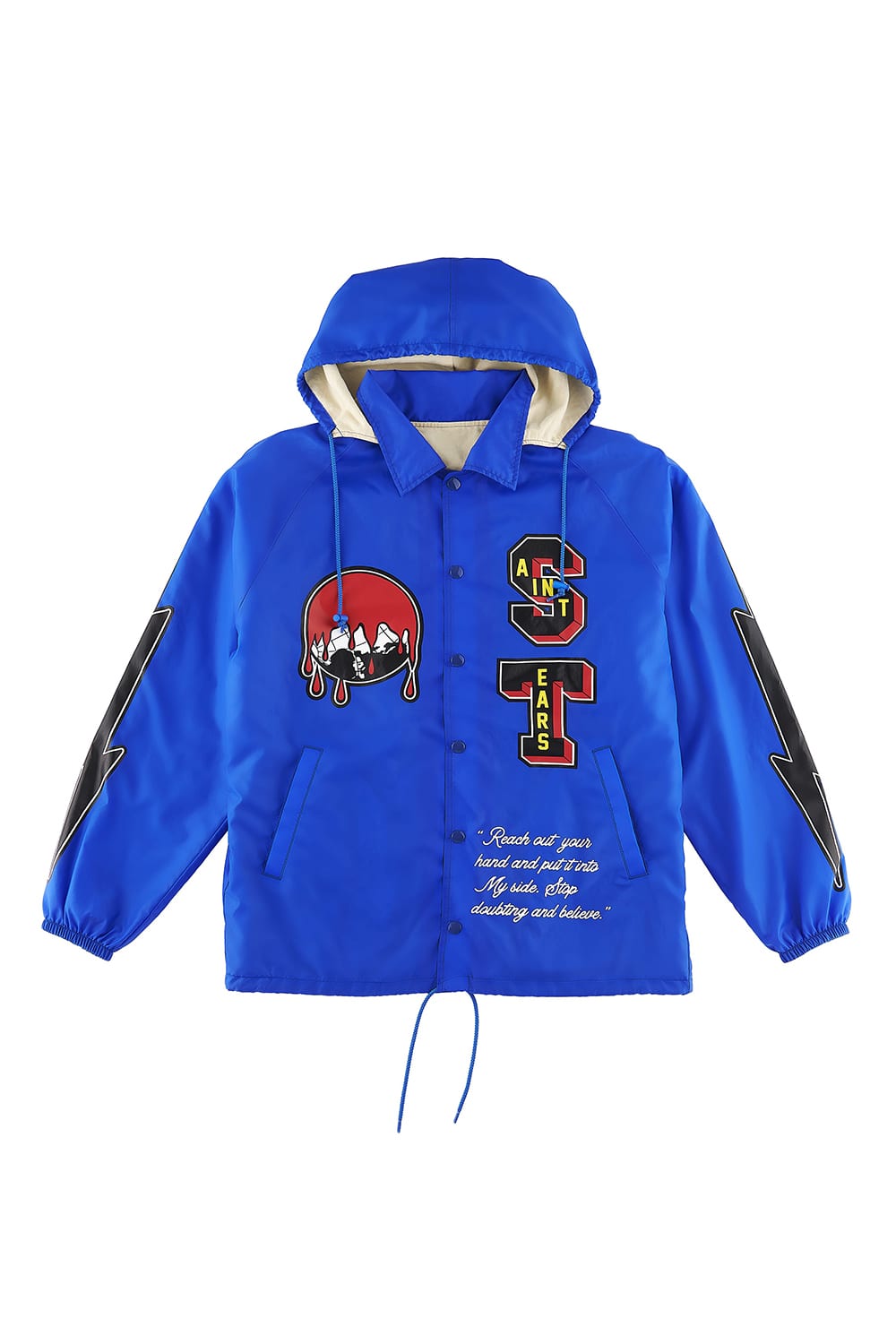 DENIM TEARS × ©SAINT M×××××× "SAINT TEARS" HOLY GRAIL Coach Jacket