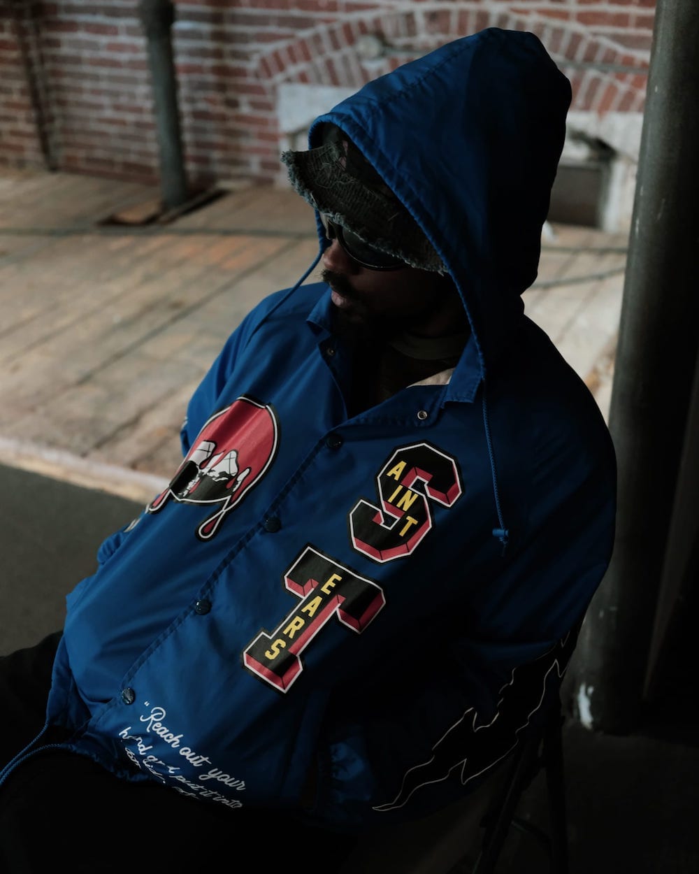 DENIM TEARS × ©SAINT M×××××× "SAINT TEARS" HOLY GRAIL Coach Jacket