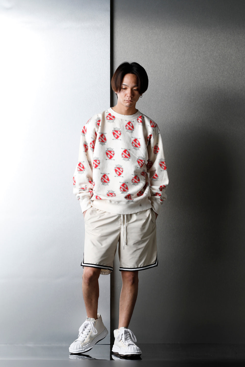 Heart Crew neck Sweat shirt