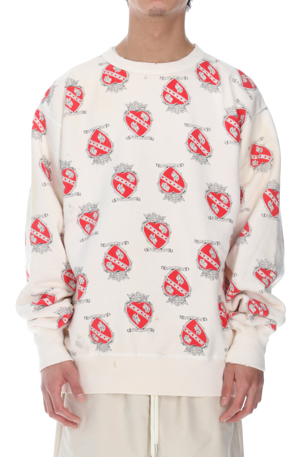 Heart Crew neck Sweat shirt