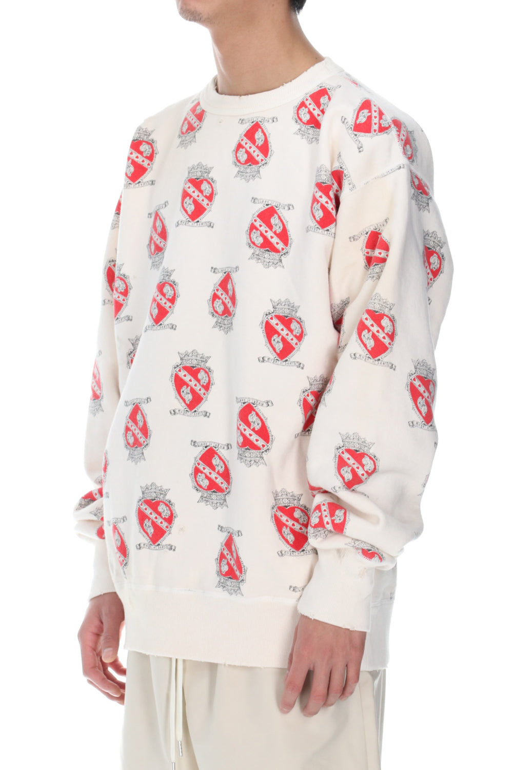 Heart Crew neck Sweat shirt