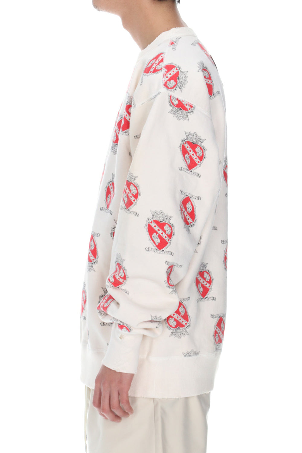 Heart Crew neck Sweat shirt