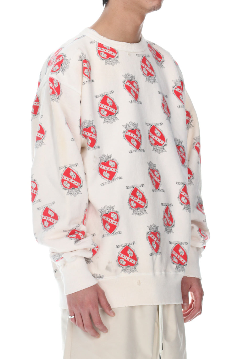 Heart Crew neck Sweat shirt