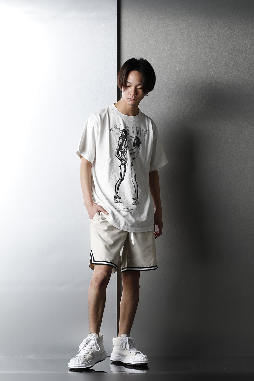 セントマイケル × デニム ティアーズ Needomile Teais Emeedovole Tears ショートスリーブTシャツ