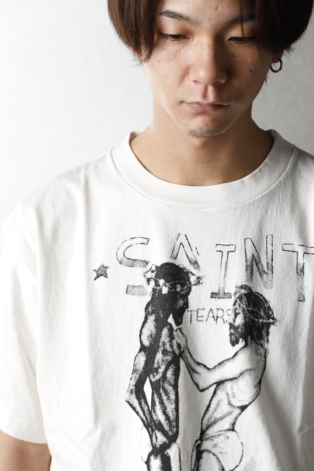 セントマイケル × デニム ティアーズ Needomile Teais Emeedovole Tears ショートスリーブTシャツ