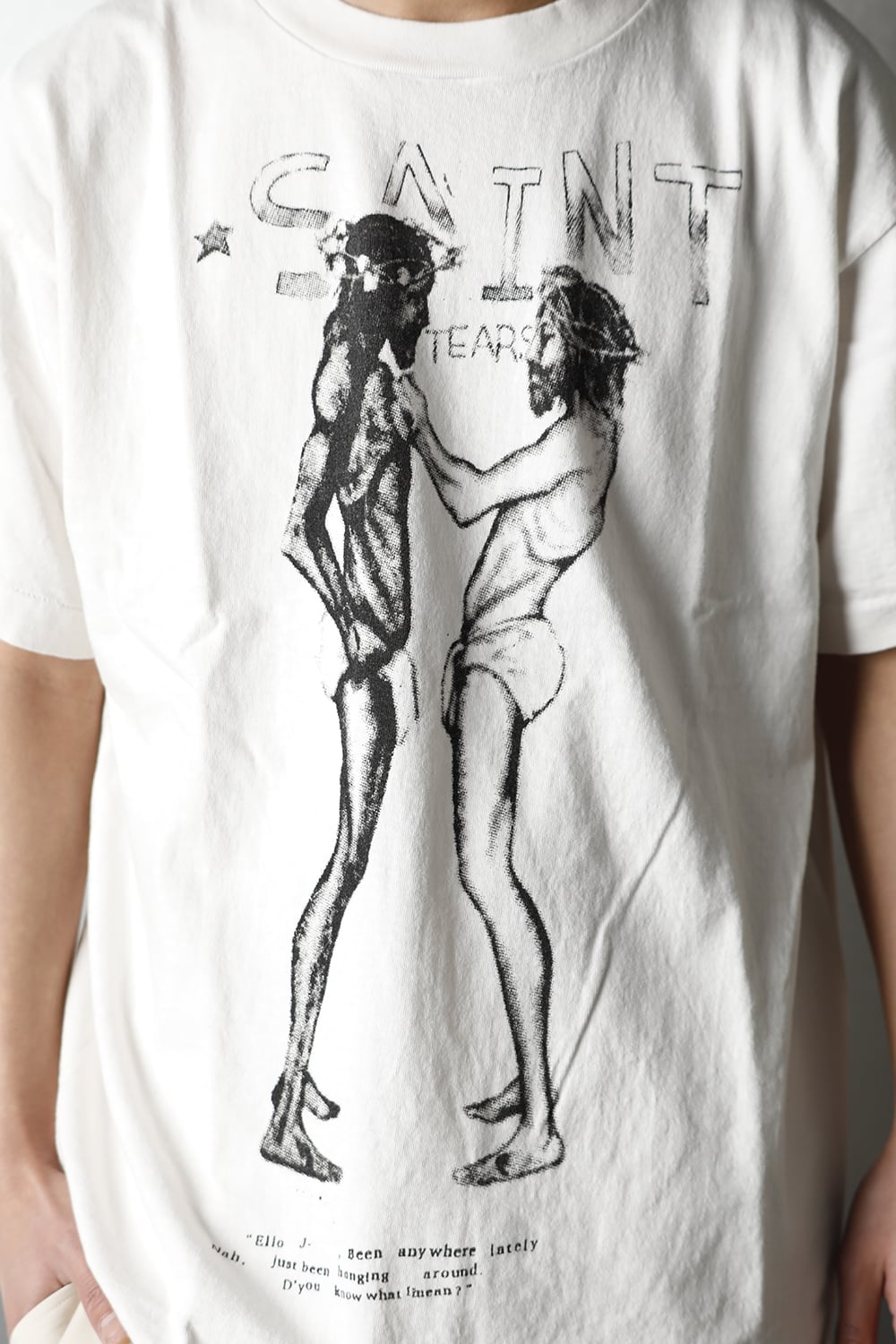 セントマイケル × デニム ティアーズ Needomile Teais Emeedovole Tears ショートスリーブTシャツ