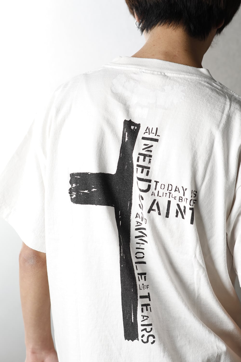 セントマイケル × デニム ティアーズ Needomile Teais Emeedovole Tears ショートスリーブTシャツ