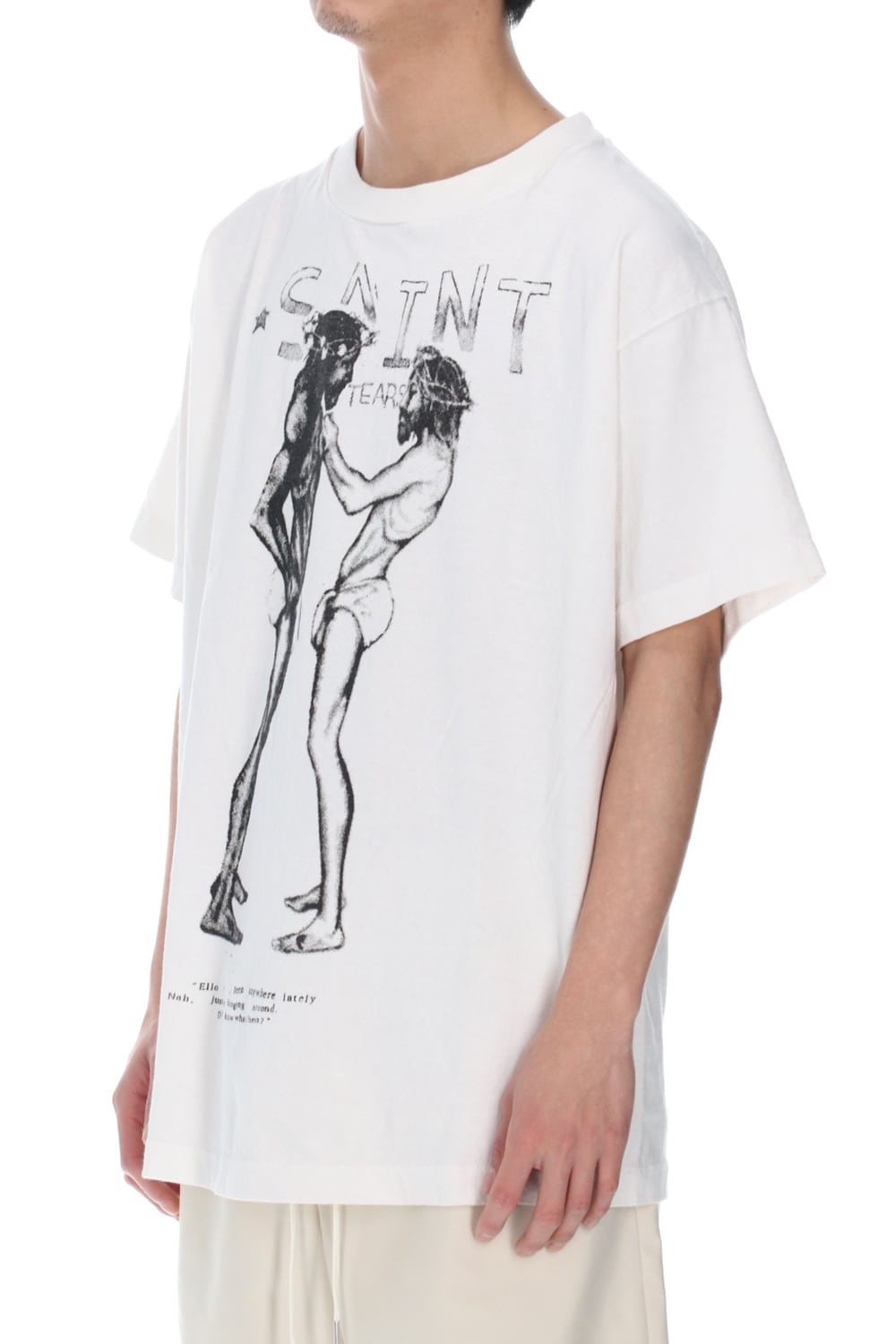 セントマイケル × デニム ティアーズ Needomile Teais Emeedovole Tears ショートスリーブTシャツ