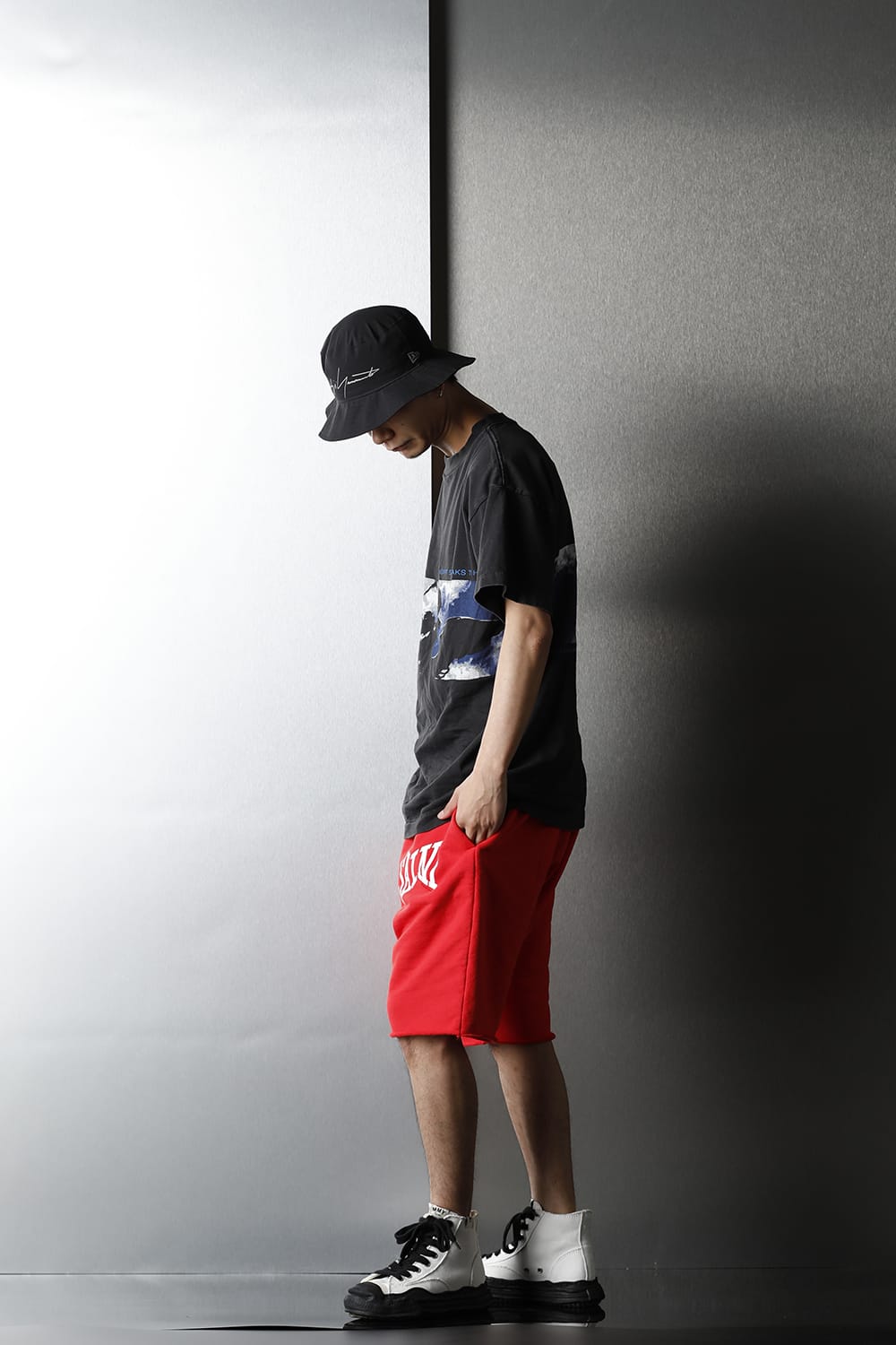 Logo Sweat shorts Red