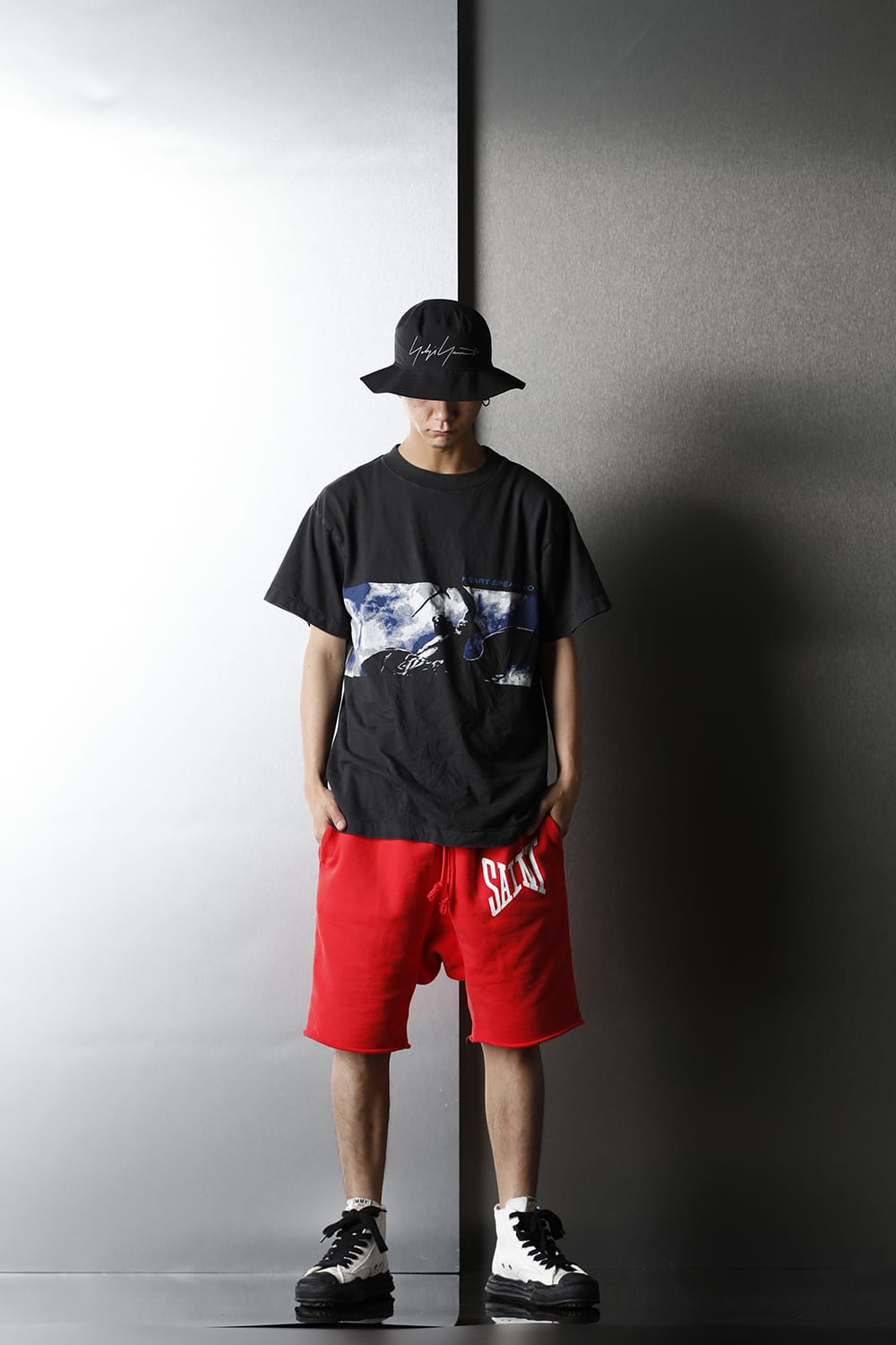 Logo Sweat shorts Red