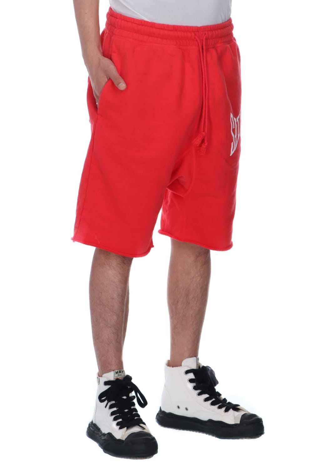 Logo Sweat shorts Red