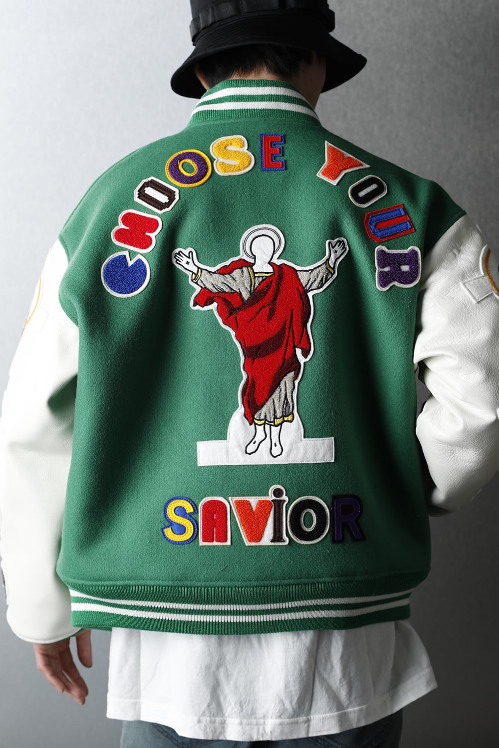 セントマイケル × デニム ティアーズ スタジアムジャケット