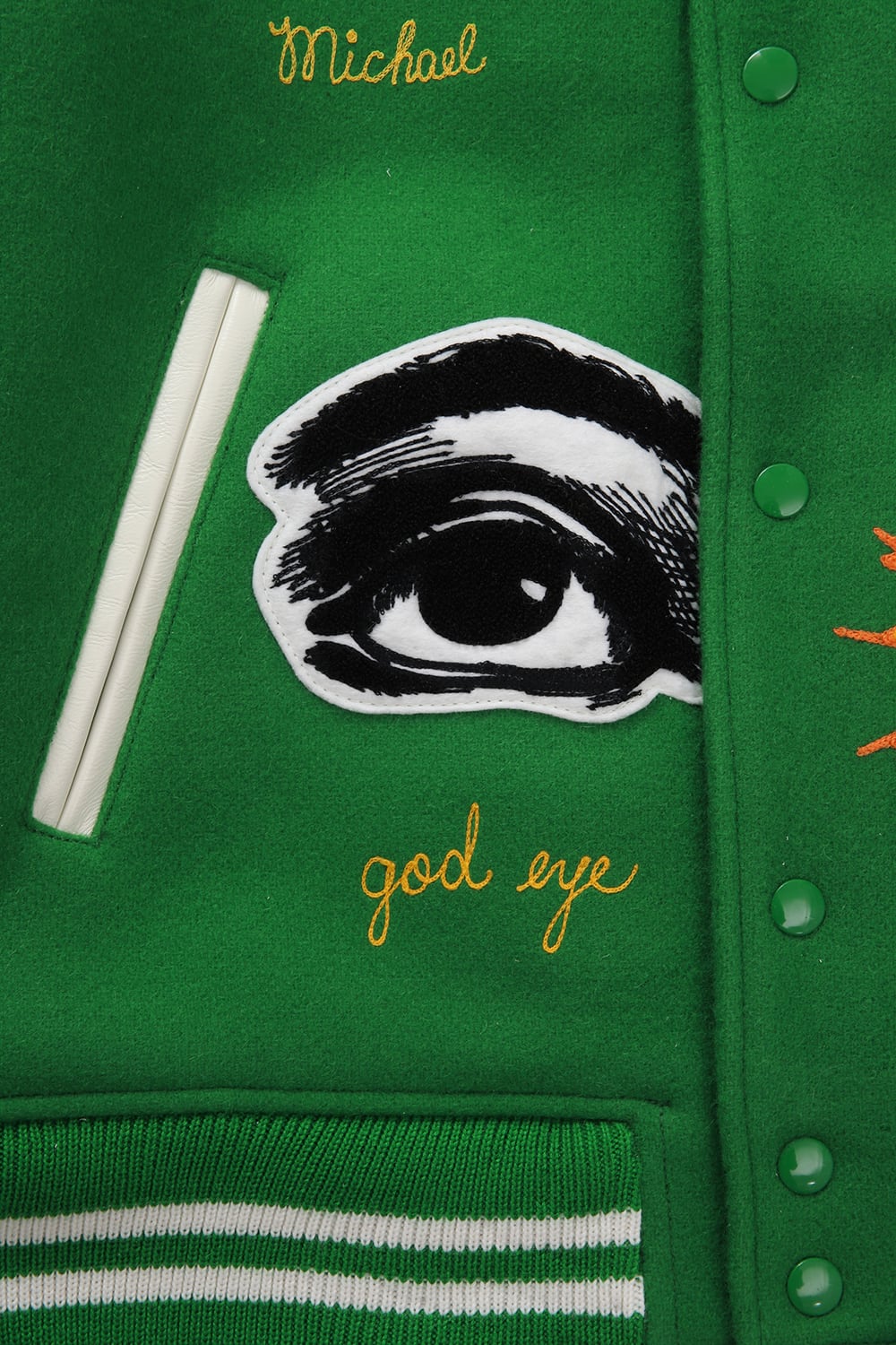 セントマイケル × デニム ティアーズ スタジアムジャケット