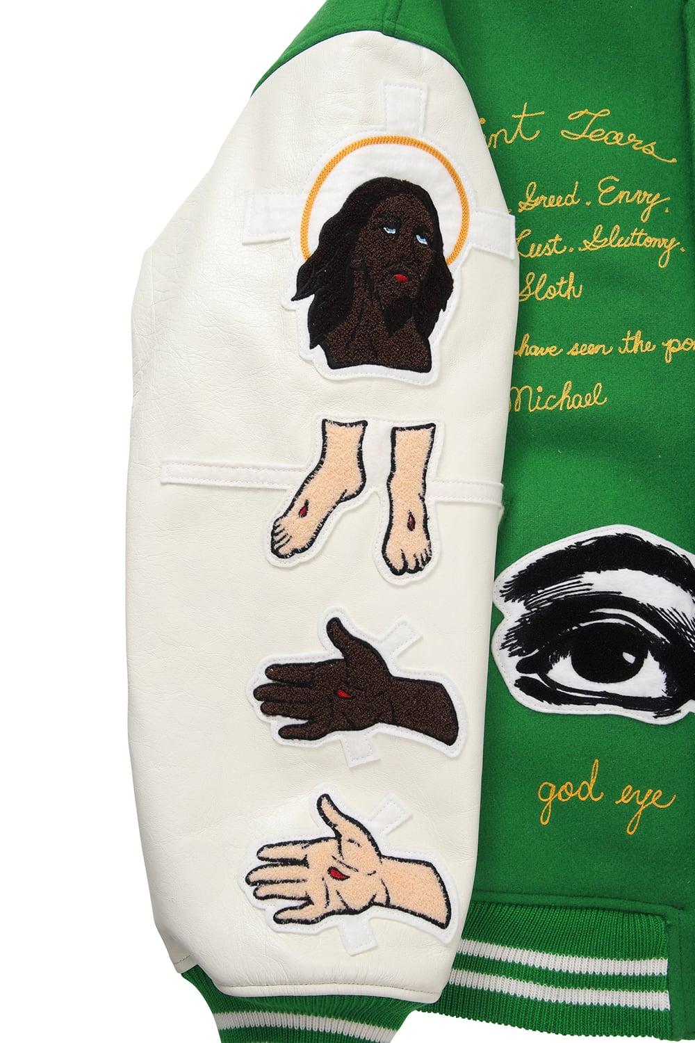 セントマイケル × デニム ティアーズ スタジアムジャケット