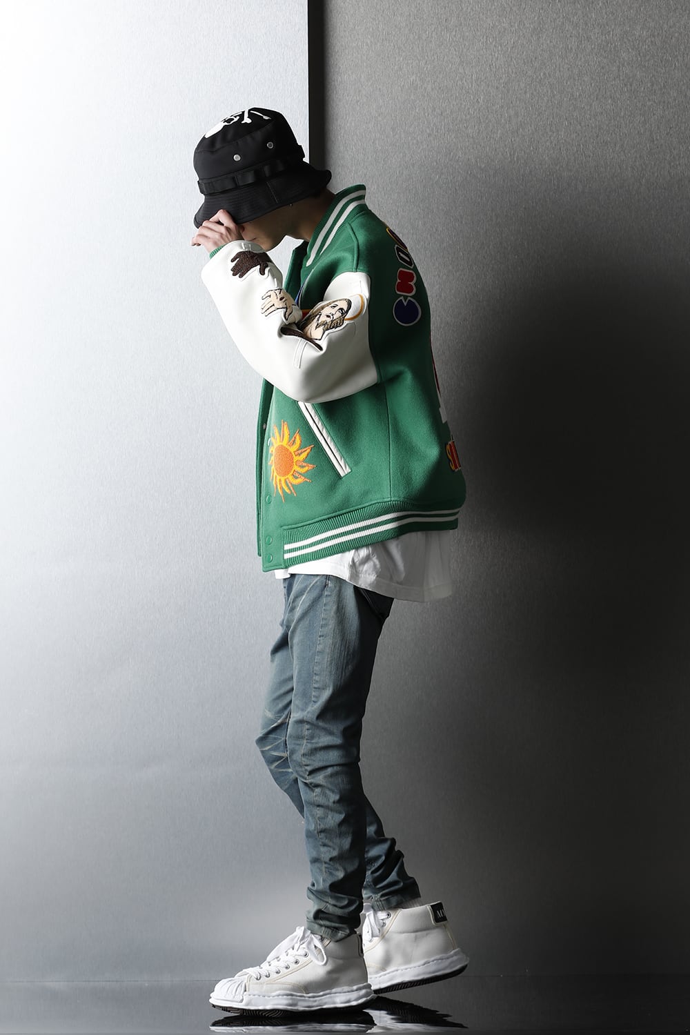 セントマイケル × デニム ティアーズ スタジアムジャケット