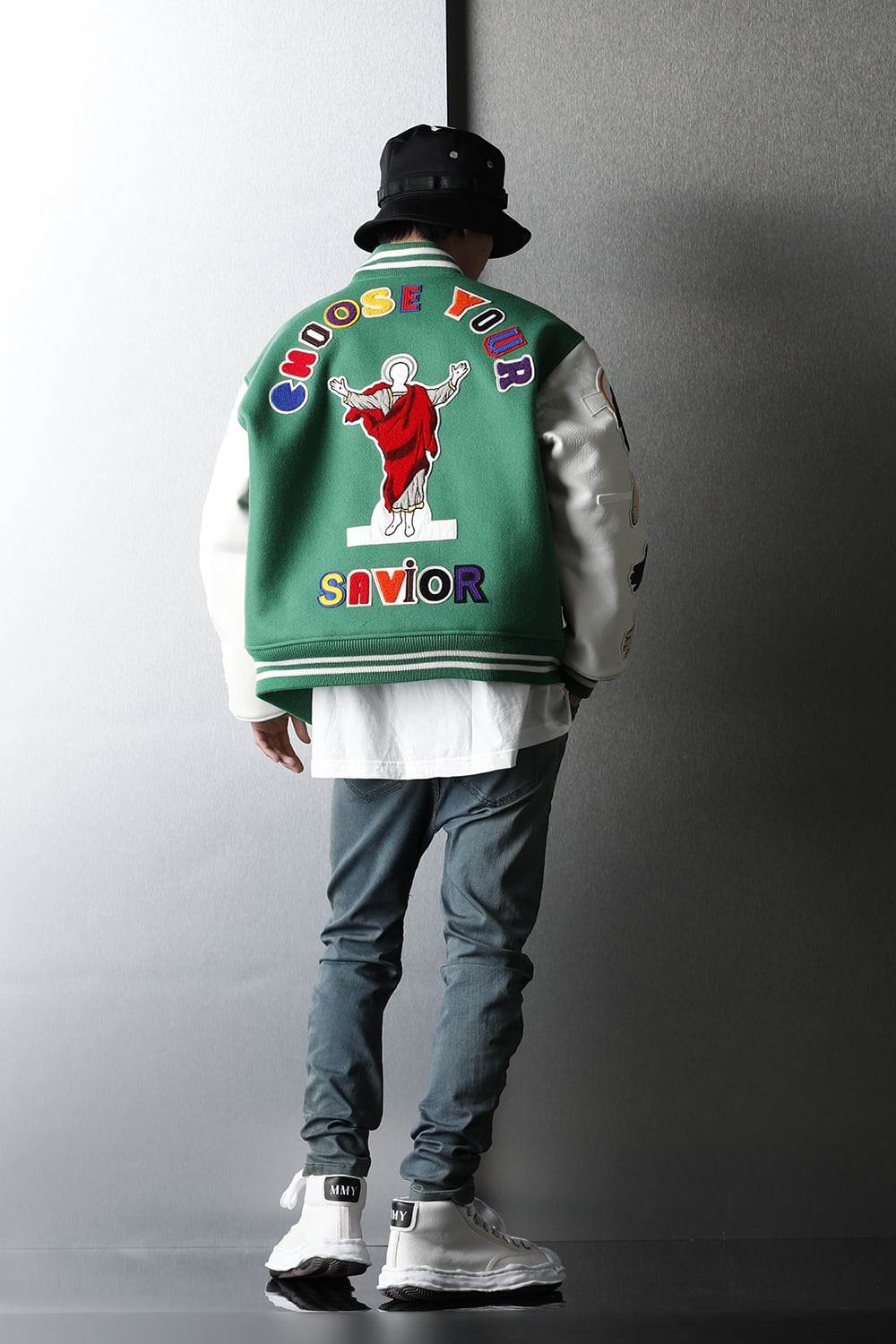 セントマイケル × デニム ティアーズ スタジアムジャケット