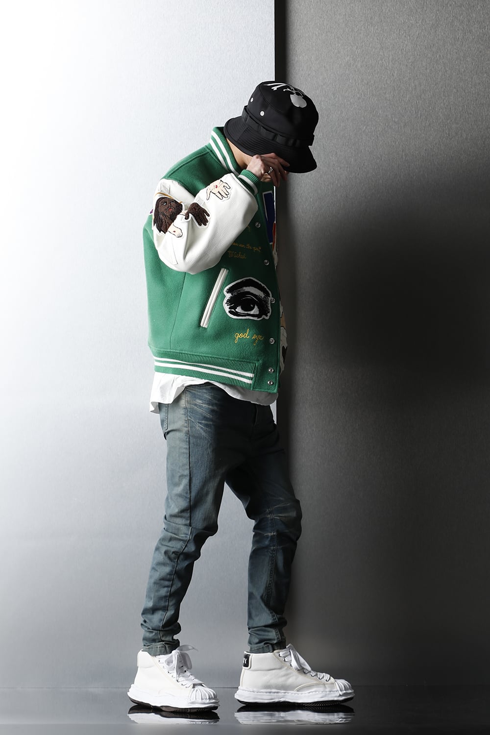 セントマイケル × デニム ティアーズ スタジアムジャケット