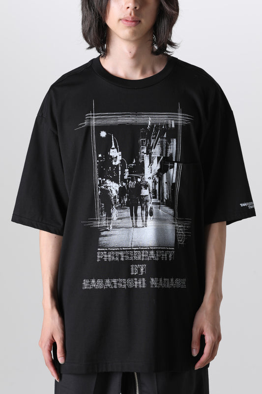 Oversized S/S Pocket tee (Thoughts to synchronize.)