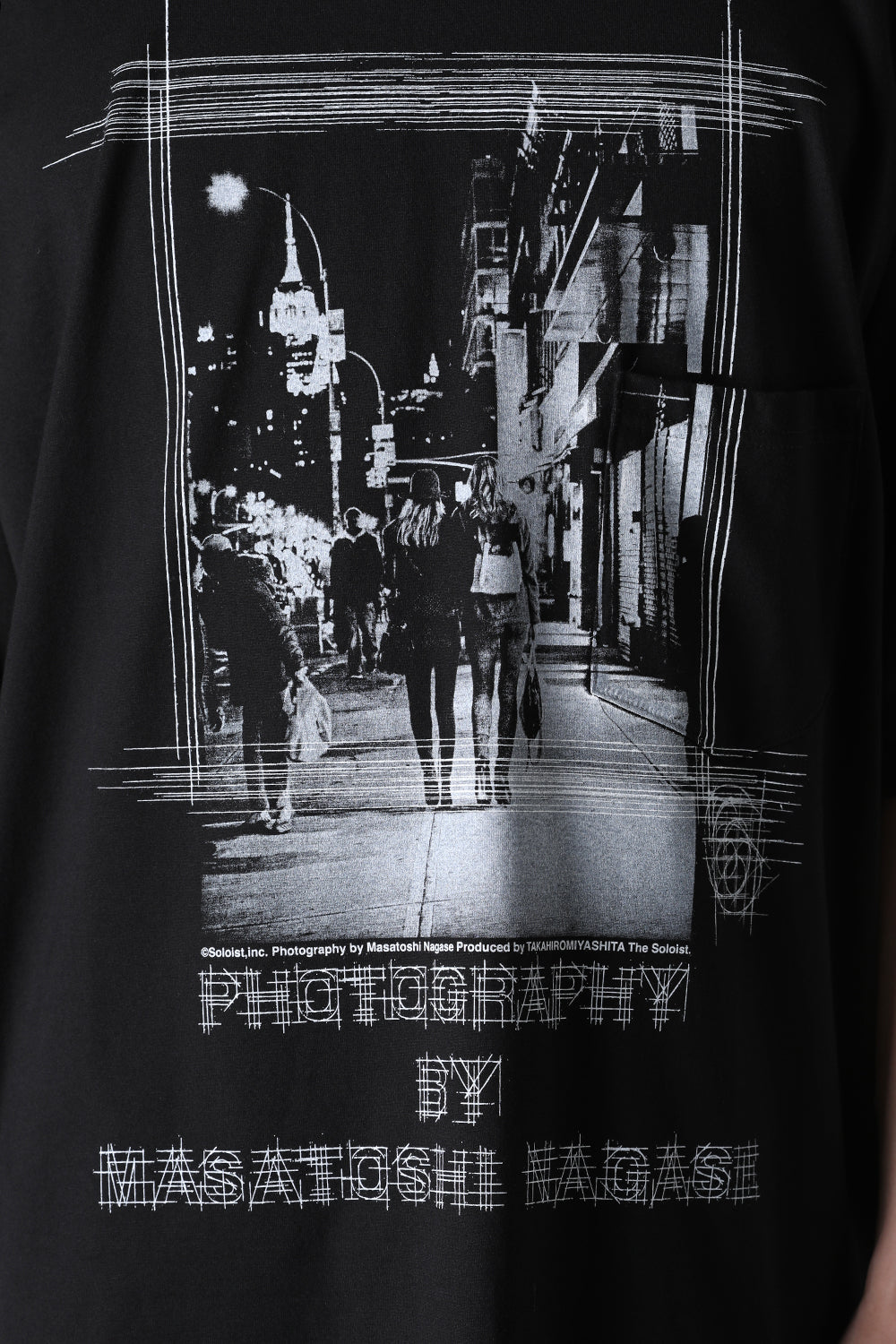 Oversized S/S Pocket tee (Thoughts to synchronize.)