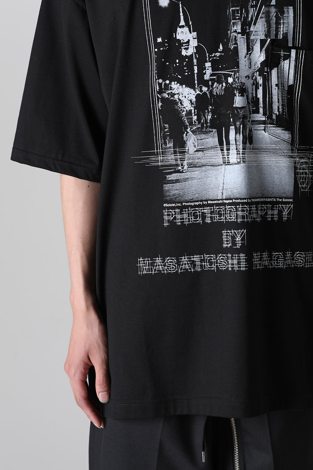 Oversized S/S Pocket tee (Thoughts to synchronize.)