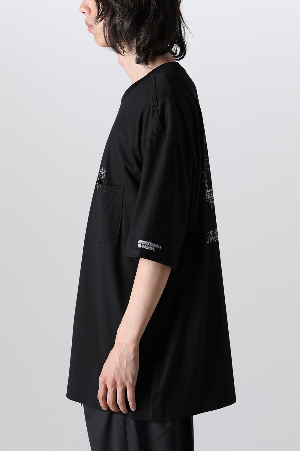Oversized S/S Pocket tee (diversity.) Black