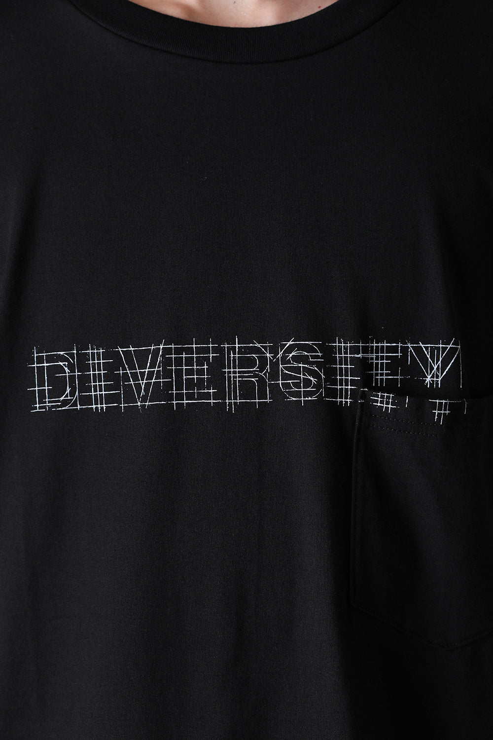 Oversized S/S Pocket tee (diversity.) Black
