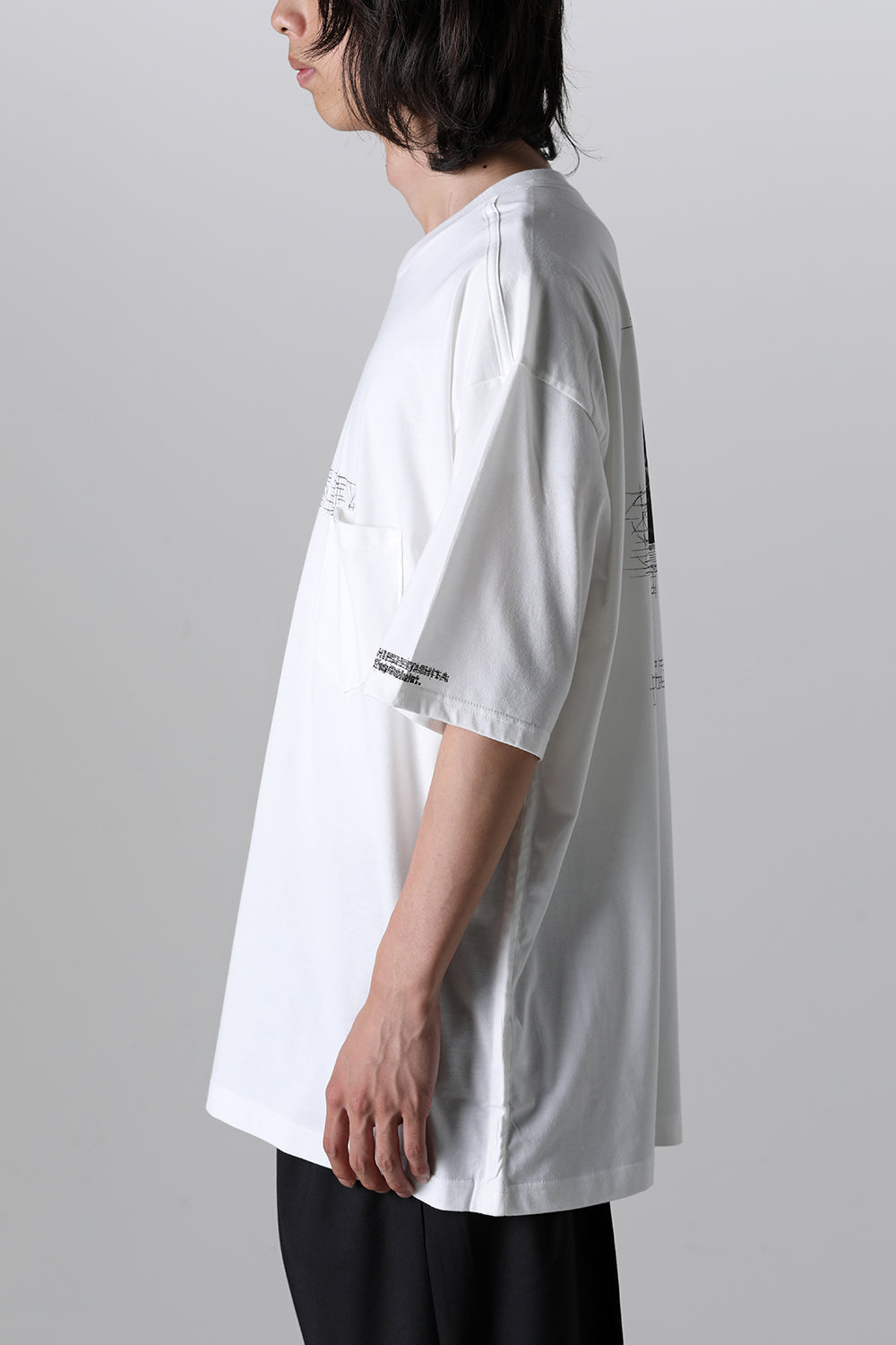 Oversized S/S Pocket tee (diversity.) White