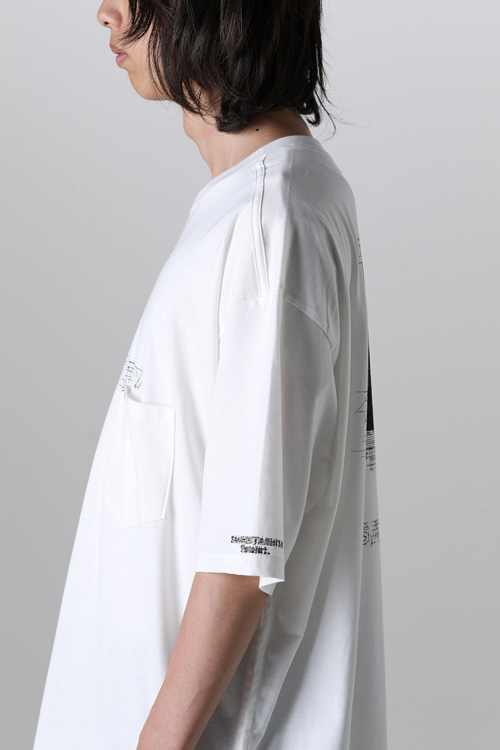 Oversized S/S Pocket tee (diversity.) White
