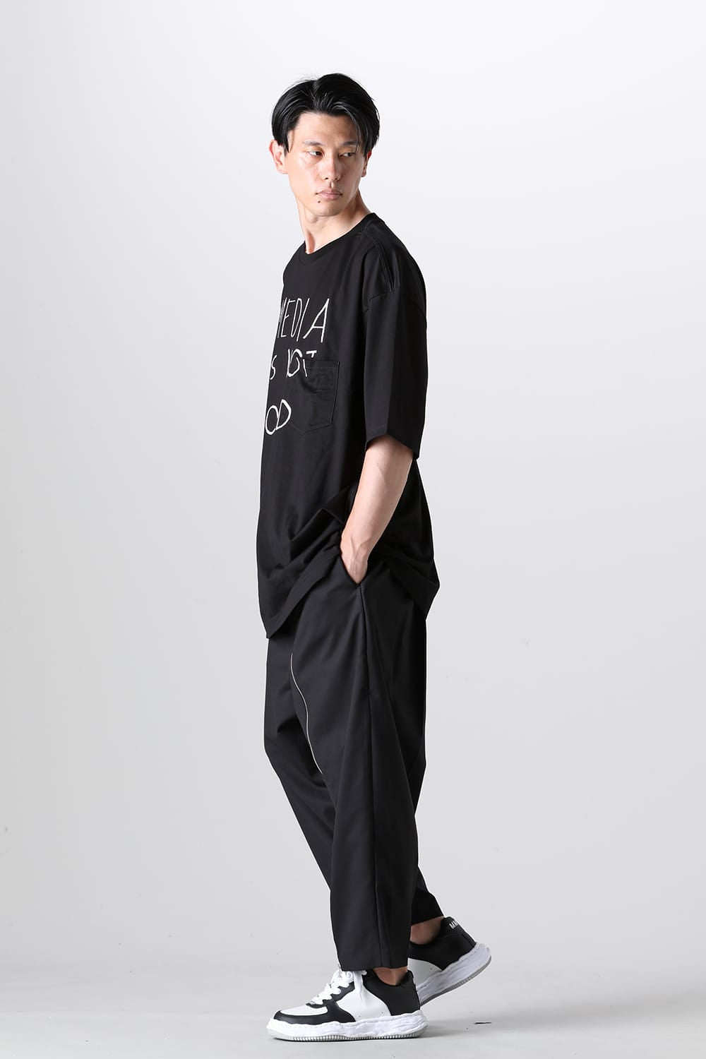 Oversized S/S Pocket tee (media is not go⨂d. type 2)