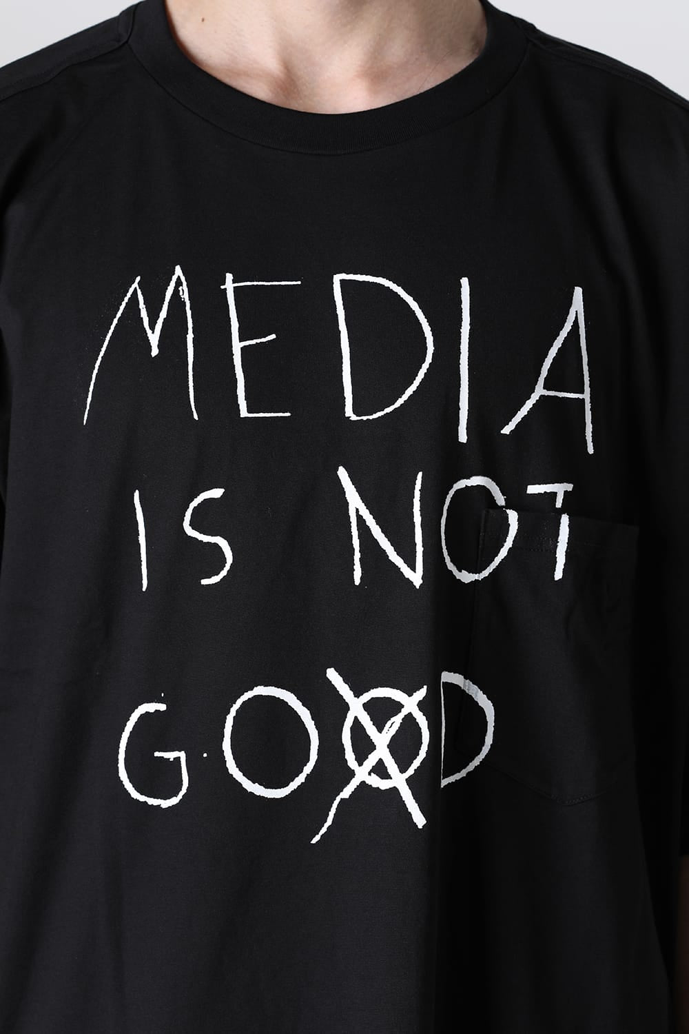 Oversized S/S Pocket tee (media is not go⨂d. type 2)