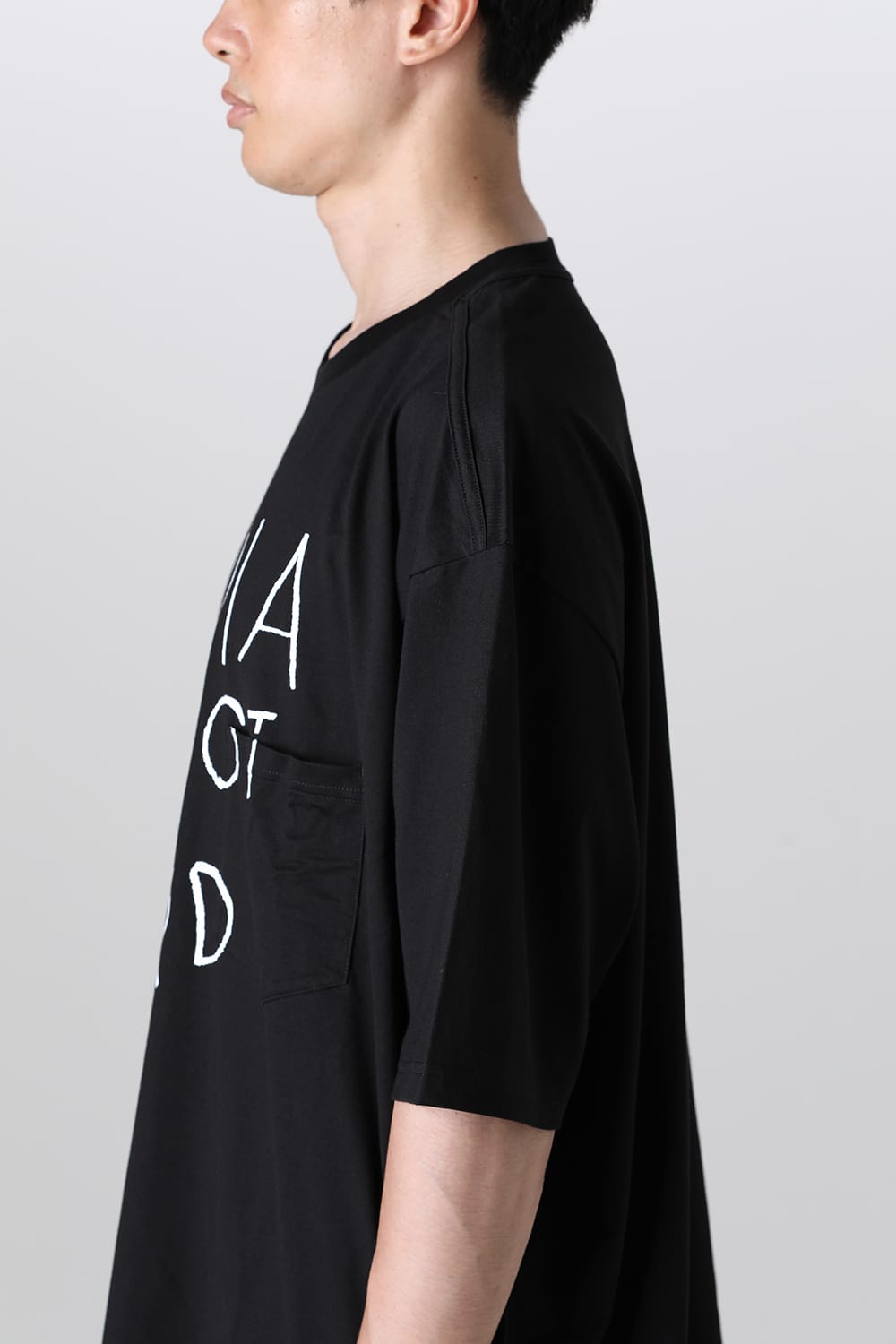 Oversized S/S Pocket tee (media is not go⨂d. type 2)
