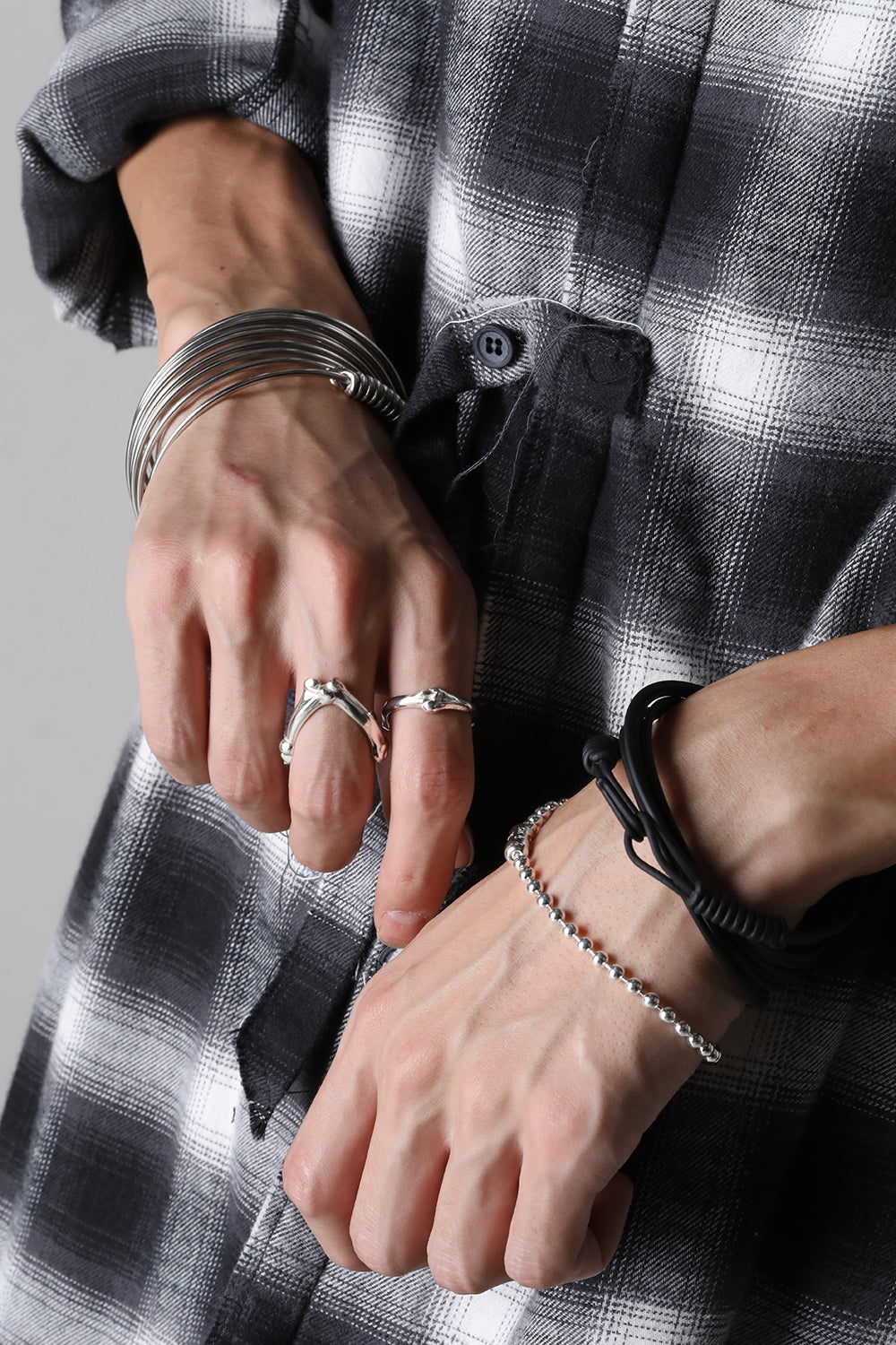 ball chain bracelet. -S- regular Silver