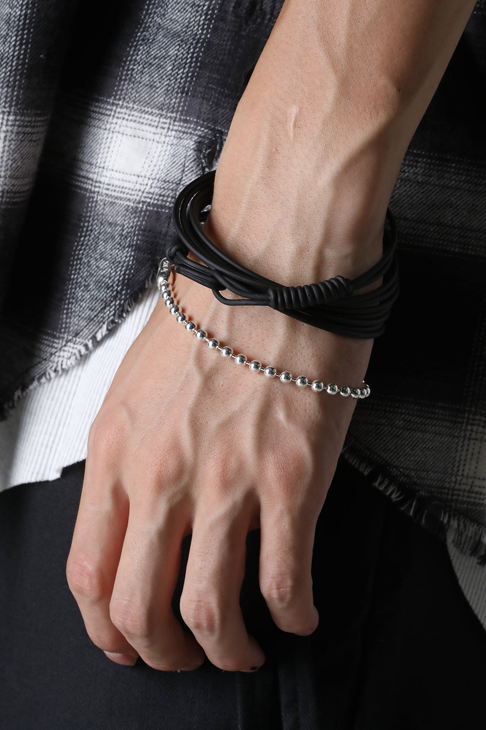 ball chain bracelet. -S- regular Silver