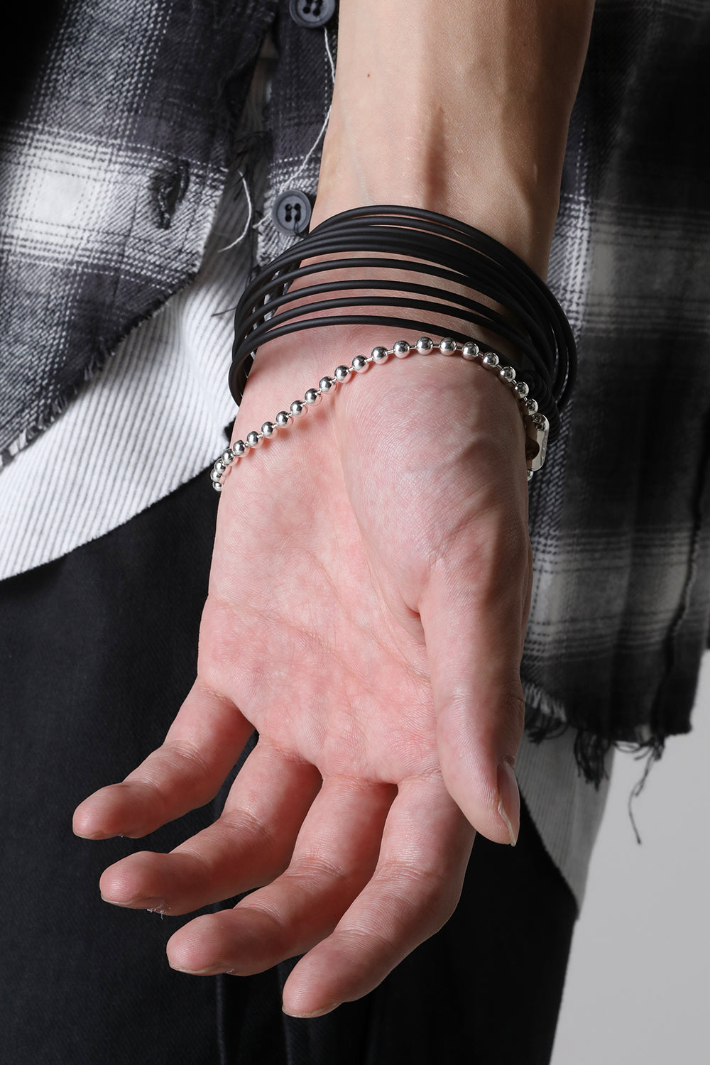 ball chain bracelet. -S- regular Silver